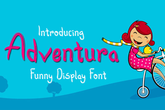 Adventura Font: A Joyful Display Typeface for Creative Makers