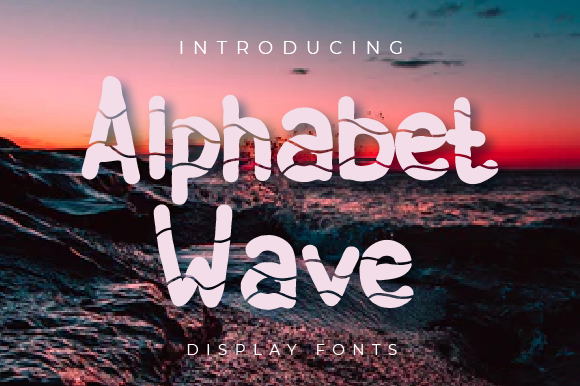 Alphabet Wave: A Modern Display Typeface for Creative Branding