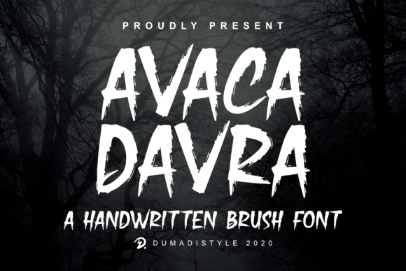 Avaka Davra Font for Daring Halloween Web Designs