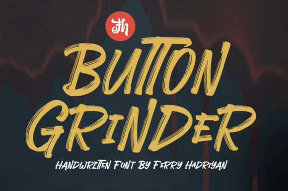 Button Grinder Font for Bold Digital Branding