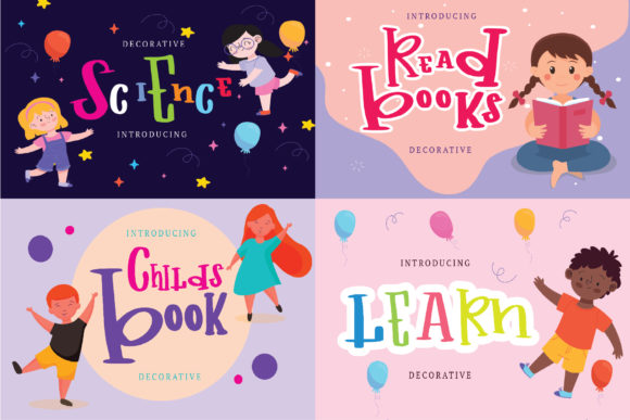 Childs Book Font: A Playful Typeface for Kids-Focused Branding