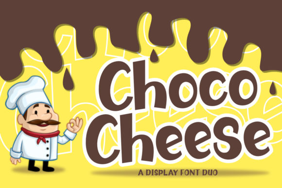 Choco Cheese Font: A Quirky Display Typeface for Craft Creators