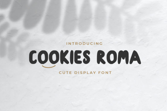 Cookies Roma Display Font for Editorial Design