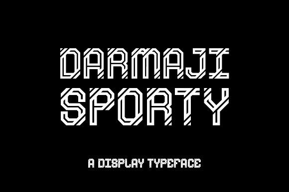 Darmaji Sporty Font for Bold and Memorable Campaigns