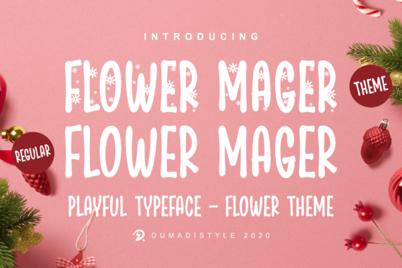 Flower Mager Font for Memorable Branding
