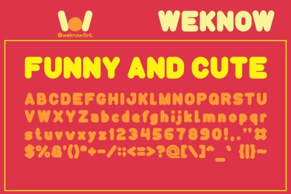 Funny and Cute Font for Editorial Design