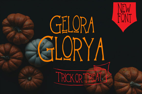Gelora Glorya Font for Spooky and Sophisticated Editorial Design