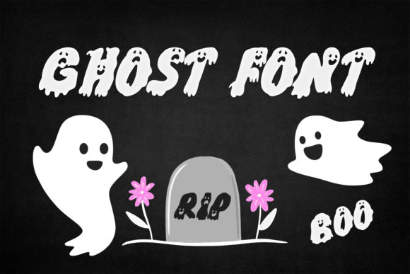 Ghost Font: A Quirky Display Typeface for Halloween-Themed Branding