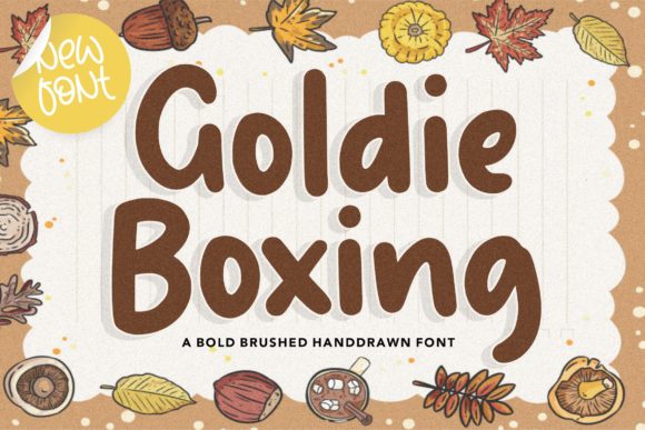 Goldie Boxing Font for Editorial Design Projects