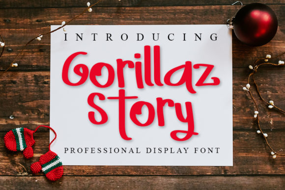 Gorrilaz Story Font: A Whimsical Touch for Modern Branding