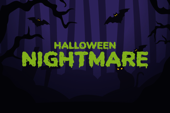 Halloween Nightmare Font Review: A Spooky Display Typeface for Halloween Projects