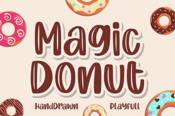 Magic Donut Font Brings Joy to Editorial Design