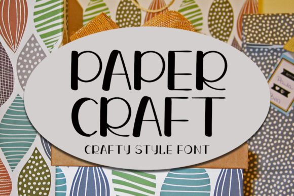 Paper Craft Font in Brand Design: A Display Typeface with Quirky Elegance