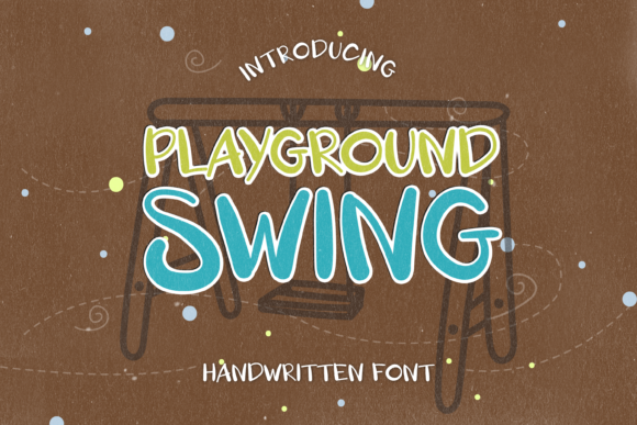 Playground Swing: A Playful Display Font for Creative Publications