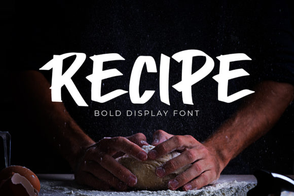 Recipe Font: A Display Typeface for Captivating Content