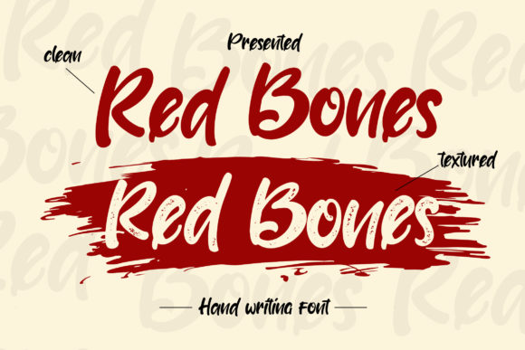 Red Bones Font for Bold and Playful Design Projects