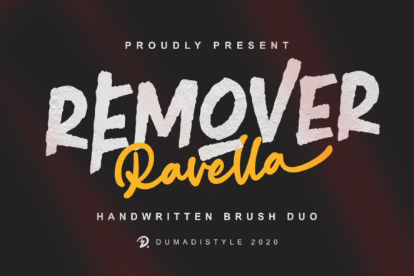 Remover Ravella Font for Editorial Design