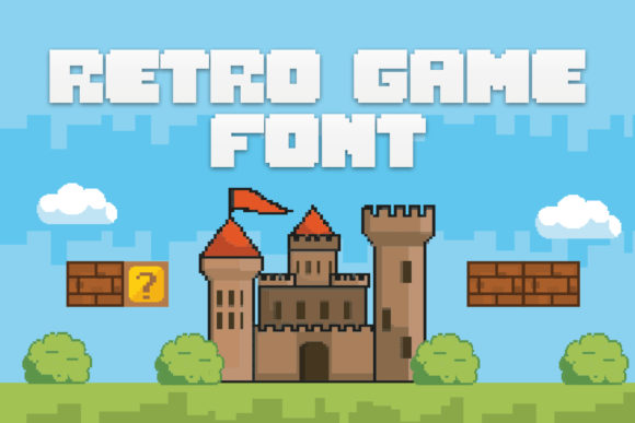 Retro Game Font for Bold Display and Creative Projects