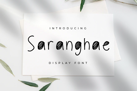 Saranghae: The Whimsical Display Font for Playful Digital Branding