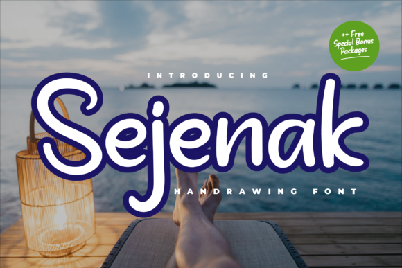 Sejenak Font for a Sweet and Friendly Brand Look