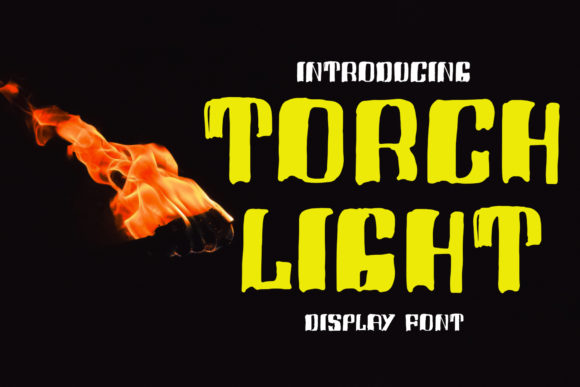 Torch Light Font: A Quirky Display Typeface for Creative Makers
