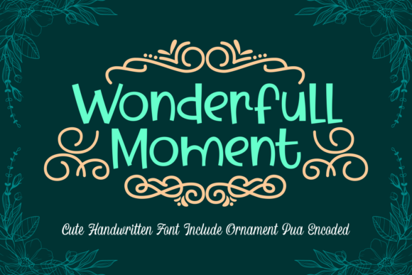 Wonderfull Moment Font for Modern Web Design Projects