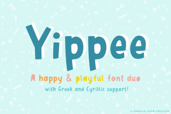 Yippee Font: A Playful Display Typeface for Memorable Branding